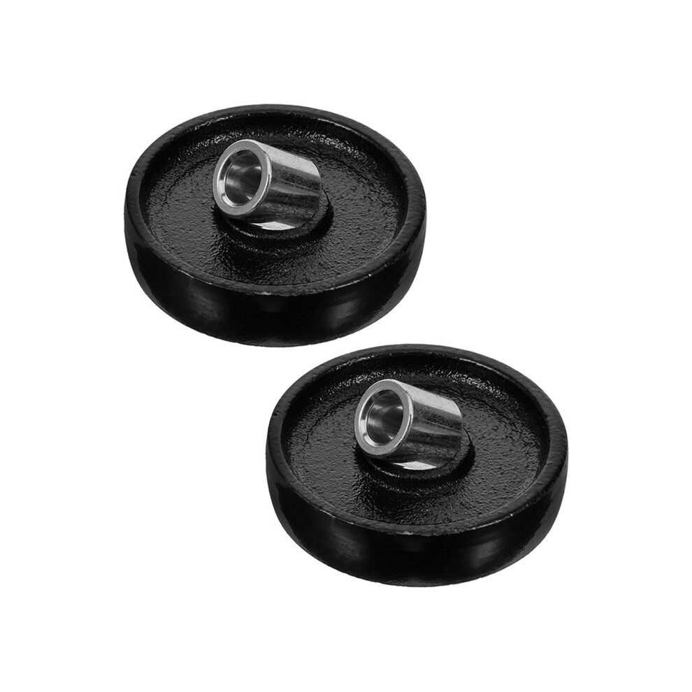 2Pcs Metal Hydraulic Jack Wheel For Trailer And Boat - Front Caster Replacement 4714185183637