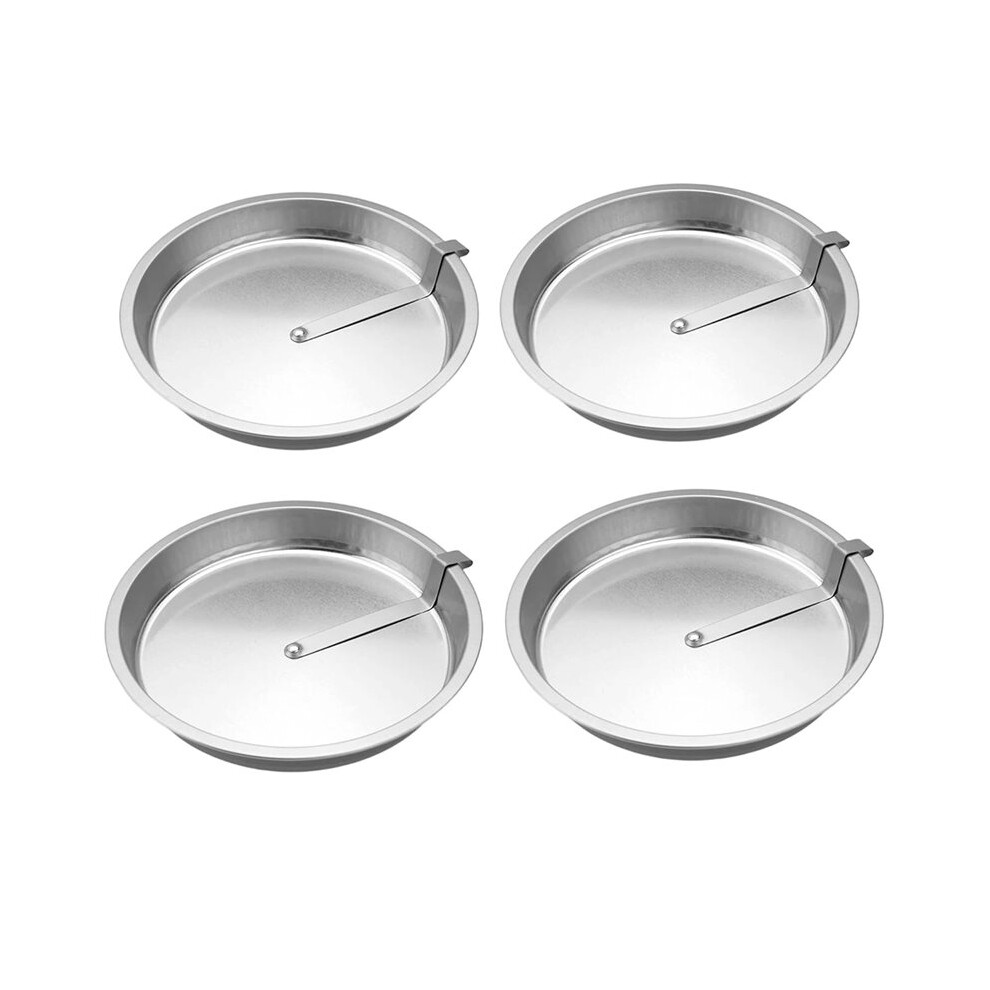 4pcs 10" Easy-Out Quick Release Tart Quiche Pie Cake Pan Nonstick Round Baking Pans