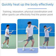 Tennis Swing Rope for Beginners Portable Teaching Supply Strength Tennis Swing Training Aid for Park Garden Corridor A