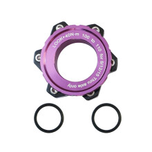 Center Lock to 6-holes Adapter Road Bike-F 100 to 110 P urple