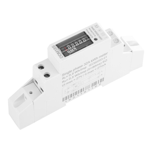 1 Phase Din Rail Energy Meter 230V 50Hz 2