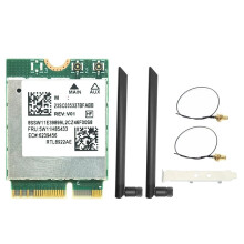 RTL8922AE WiFi7-Karte 6338 Mbit/S Tri-Band 2,4 GHz/5 GHz/6 GHz  5.4 M.2 NGFF WLAN-Karte für Win10/Win11 + 2 X 8 DB Antenne