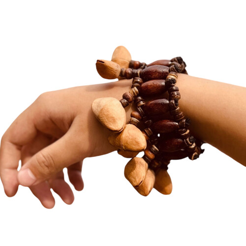Fruit Shell Hand Bells Wrist Shaker Sound Healing-Tyep B