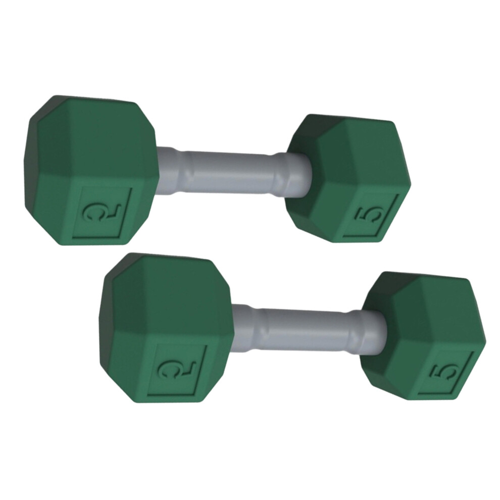 Colorful Silicone Infant Dumbbell Toy with Safe Design-Green