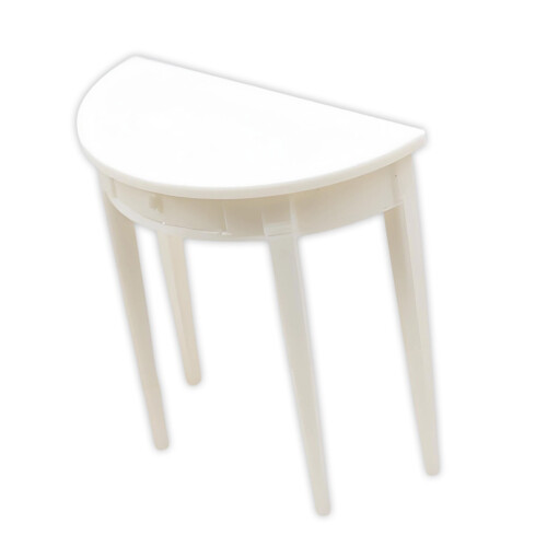 Classical Half Round Miniature Table Model Figure 1:12-White