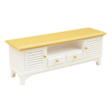 Puppenhausmöbel im Maßstab 1:12, Miniatur-TV-Schrank,