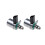 2X BK2Q-9358-AA Vanne de Commande de Regulateur de Pression de Pompe à Carburant pour  Transit Custom Ranger 2.2 TDCI BK2Q9358AA 2