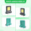 21V Electric Tool Universal Lithium Battery LED Auto Repair Work Light Floodlight for Long Term Outdoor Construction Use 7