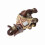 Wealth Elephant Figurine Wood Grain Style 11