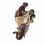 Feng Shui Wood Elephant Sculpture Medium 1