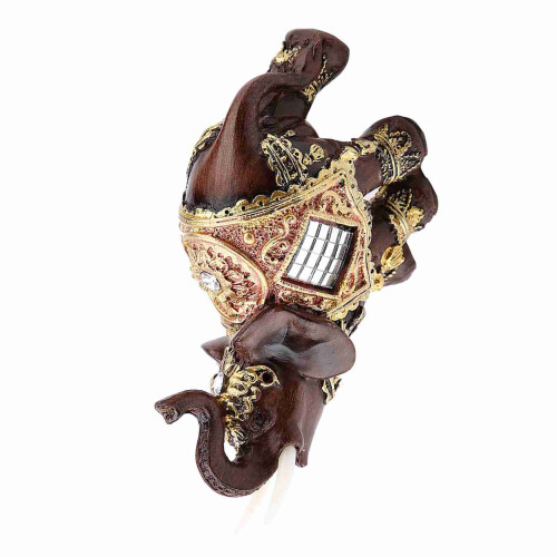 Feng Shui Wood Elephant Sculpture Medium