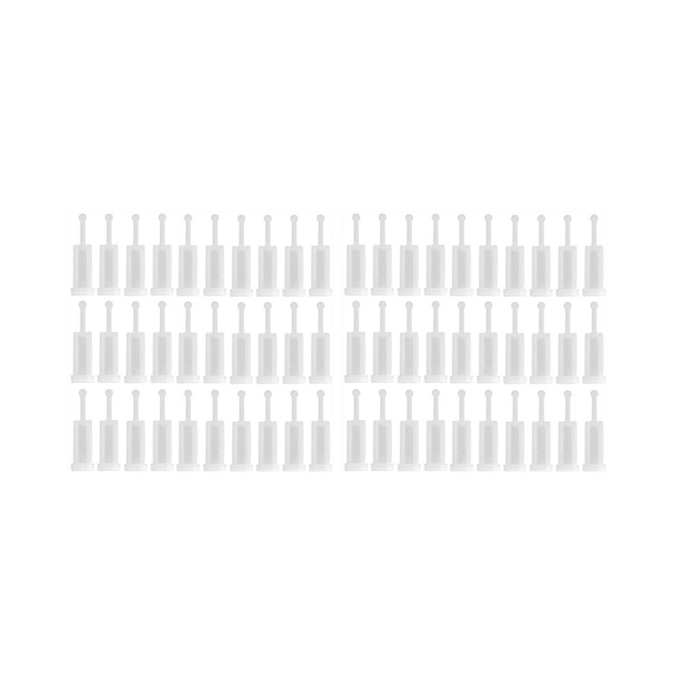 60Pcs Universal Spray Tool Filters Disposable Hvlp Gravity Feed Paint Strainers Fine Mesh, White 6034004561919