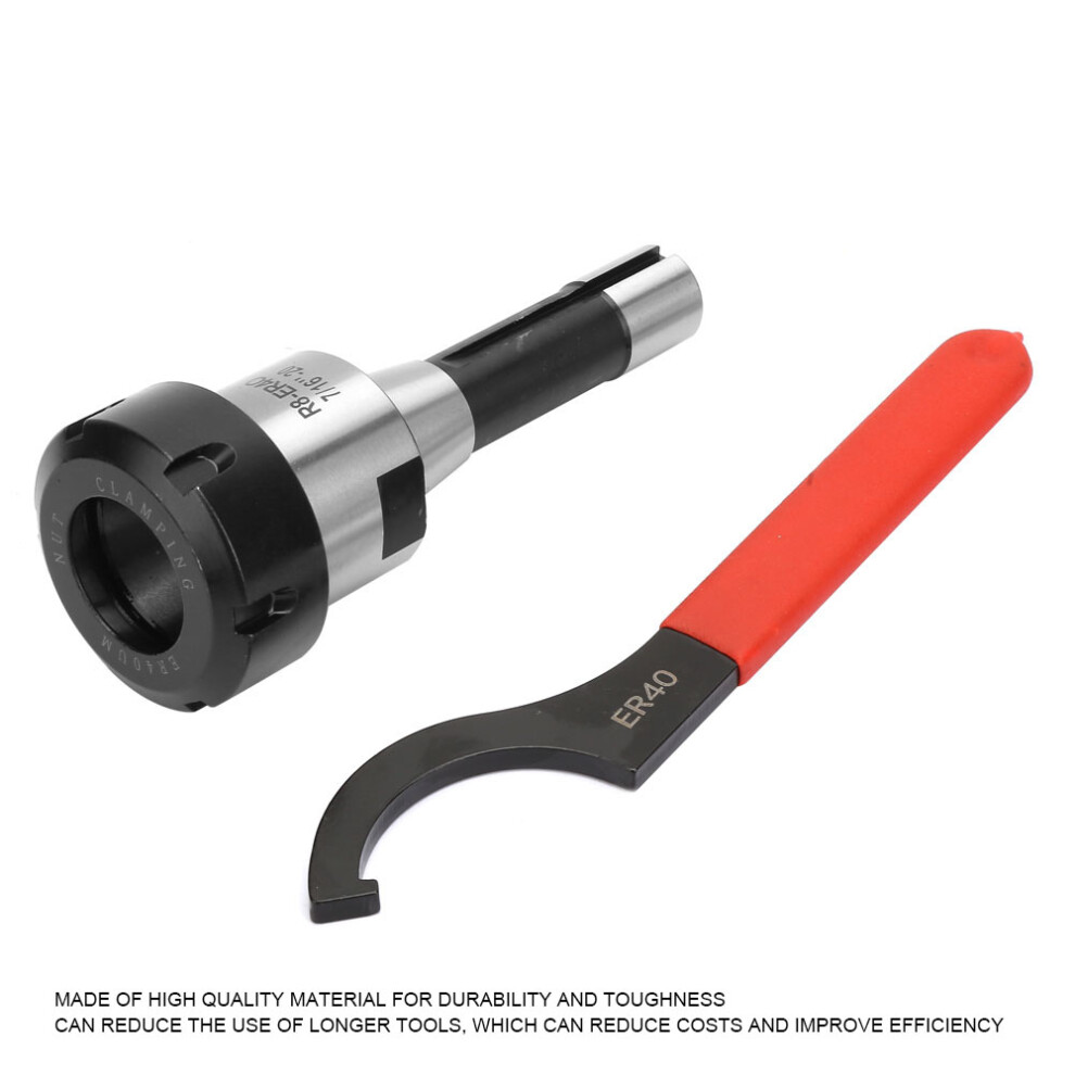 R8 Shank ER40 Chuck & Collet Set