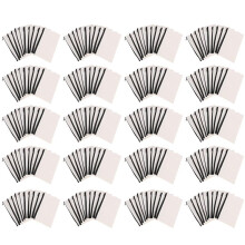 200Pcs Canvas Makeup Bags Canvas Zipper Pouch Bags Pencil Case Blank DIY Bags Cosmetic Pouch
