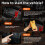 Compact Auto Batterij Jumpstarter Kabel Voor 18V 20V Power Tool 4