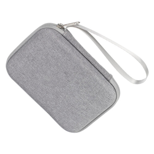 Saxophone Reed Storage Bag with Mesh Pocket Waterproof-Gray