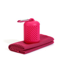 Quick Dry Cooling Towel With Silicone Storage Case Fitness-5