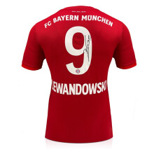 Robert Lewandowski Signed Original Bayern Munich 2019-20 Home Football Shirt