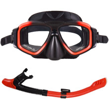 Dry Top Snorkel Set for Adults No Fog Mask
