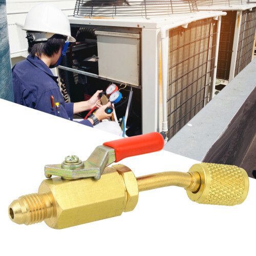 1/4in Manual Ball Valve Brass Arc for AC Systems 2