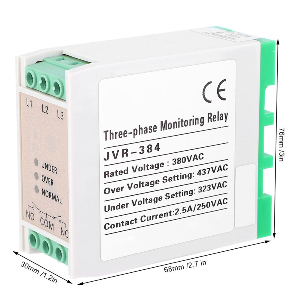3 Phase Overvoltage Undervoltage Relay