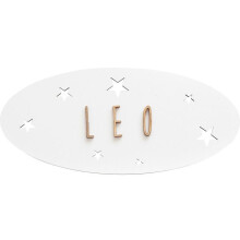 Piastra decorativa - Vintiun - Stelle - Bianco - Personalizzabile