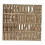 Placa decorativa - Vintiun - Estrellas - Blanco - Personalizable 2