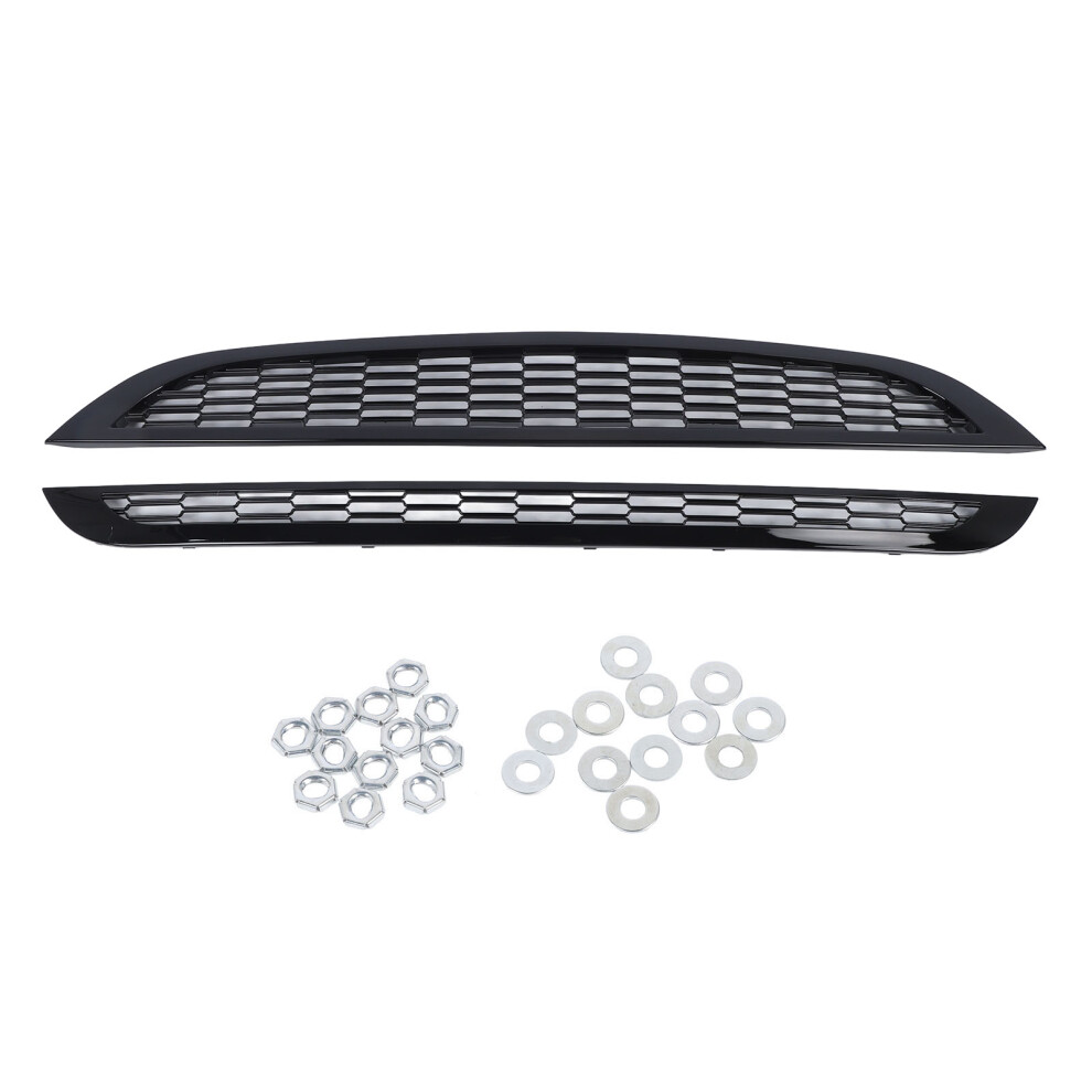 2X Bonnet Mesh Grilles For Cooper R50 R52 R53 7055741285370