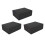 Card Deck Box Game Card Holder Organizer With-black red 3