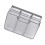 Lightweight Mesh Insert Divider Pouch for Organizing Beach-grey 1