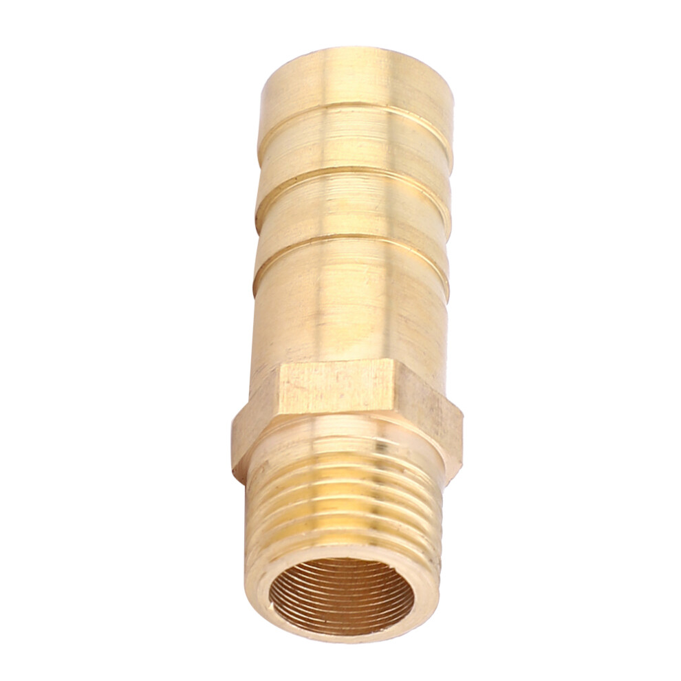 Male BSP 10mm Hose Barb Brass Connector 5pcs