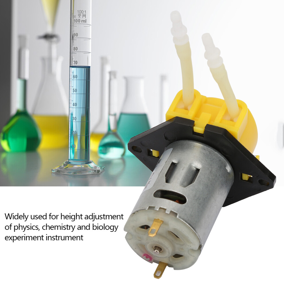 12V Yellow Silicone Peristaltic Pump