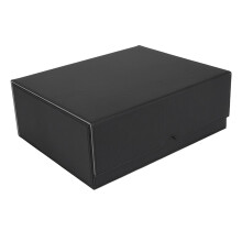 Stylish Trading Card Storage Box For Collectors Stores Up-Black