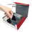 Large Capacity 3 Row Trading Card Storage Box for-black blue 2