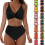 Quick Drying Swimsuit Two Piece Spandex Texture-Gray green M 3