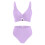 Quick Drying Swimsuit Two Piece Spandex Texture-Gray green M 7