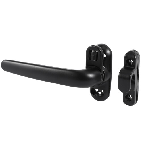 6X Door and Window Handle Lock Casement Window Lock Wheel Handle Black 1