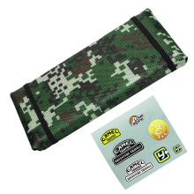 Decorative Luggage Bag for RC Crawler Cars, Fits 1/10/8 Scale Models Like MJX SCX10 TRX4 Camouflage