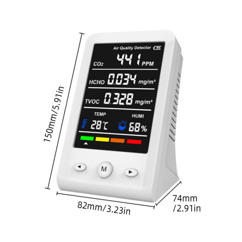 Compacted Handheld Air Detector For Indoor Pollution Testing 2
