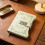 Password Lock PU Leather Diary Portable Hardcover Journal-White 7