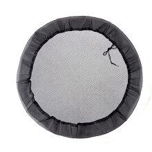 Sturdy Polyester Water Bucket Cover Blocks Leaves-Black 80cm