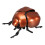 Jouet d'insecte réaliste à remonter créatif pour les-Orange 1