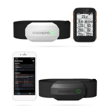 CooSpo H808S Heart Rate Sensor Dual Mode ANT+ 5.0 Chest Strap Running Fitness Sports Heart Rate Monitor Tracker A
