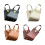 PU Leather Handbag Making Kits Leather Bag Bottoms Handle-Beige 2