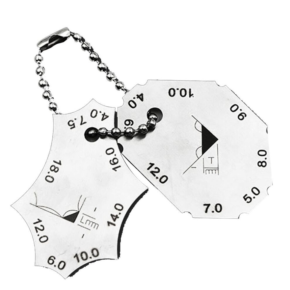 Pocket Weld Seam Gauge Stainless Steel