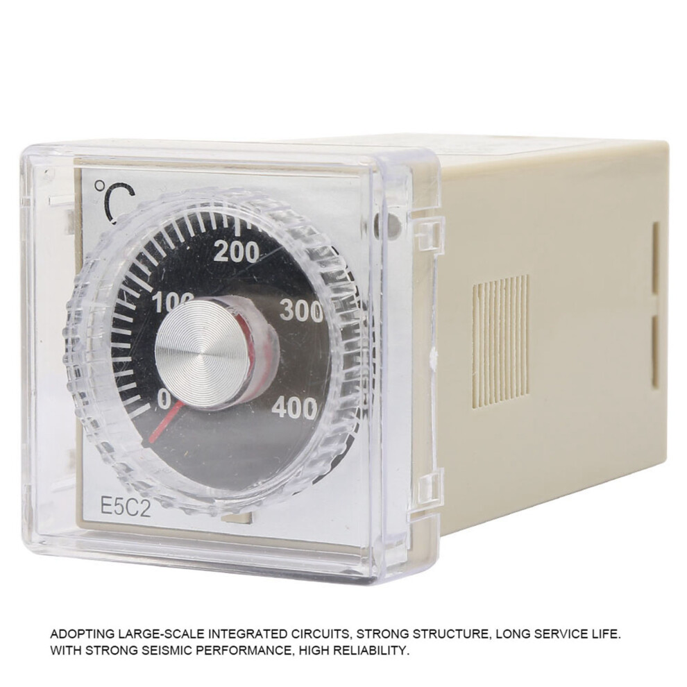 Digital K Type Thermostat 0-400C E5C2-R20K 220VAC
