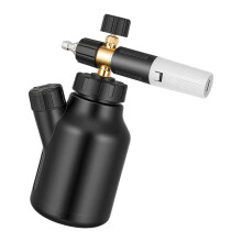 1 Set Legering Plastic Car Wash Schuimkanonnen Voor-wit en zwart