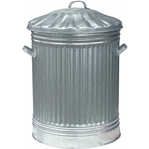 Ambassador Galvanised Steel Dustbin