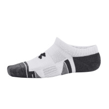 (4 UK-7.5 UK, White) Under Armour Childrens/Kids Tech No-Show Socks (Pack of 3)