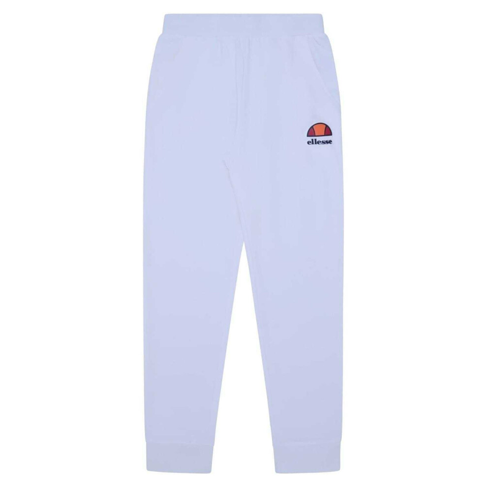 Ellesse Mens Saxcony Regular Joggers White